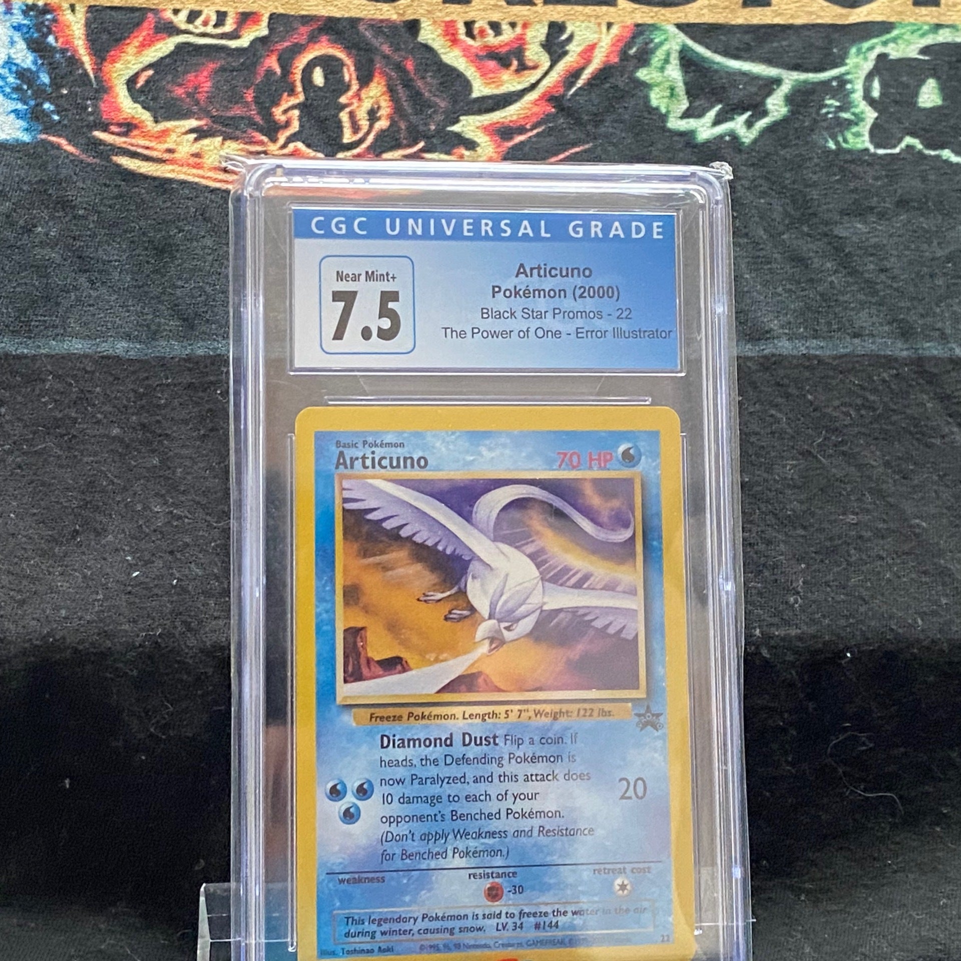 Articuno Black Star Promo 22 - CGC 7.5